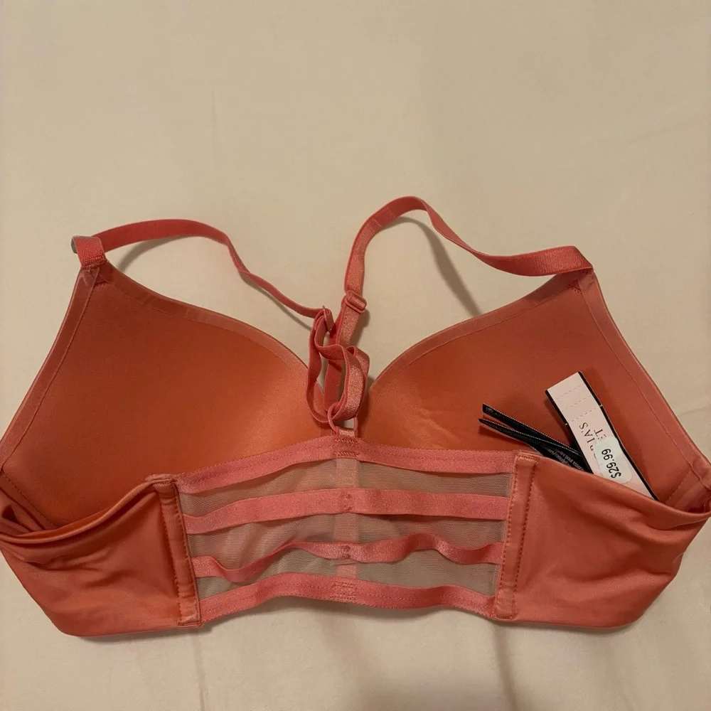 NWT Victoria's Secret Very Sexy Coral Pink Push Up Bra